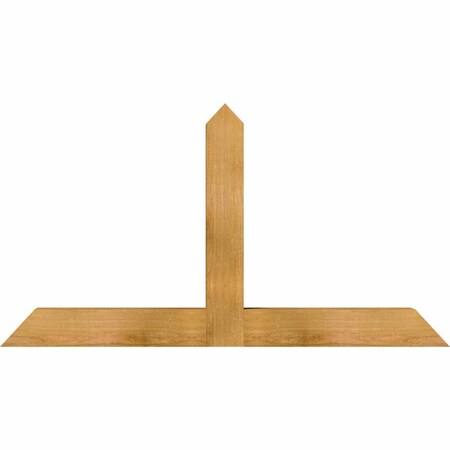 Ekena Millwork Portland Rough Sawn Timber Gable Bracket, Western Red Cedar, 48"W x 26"H x 4"D x 4"F, 13/12 Pitch GBW048X26X0404POR00RWR